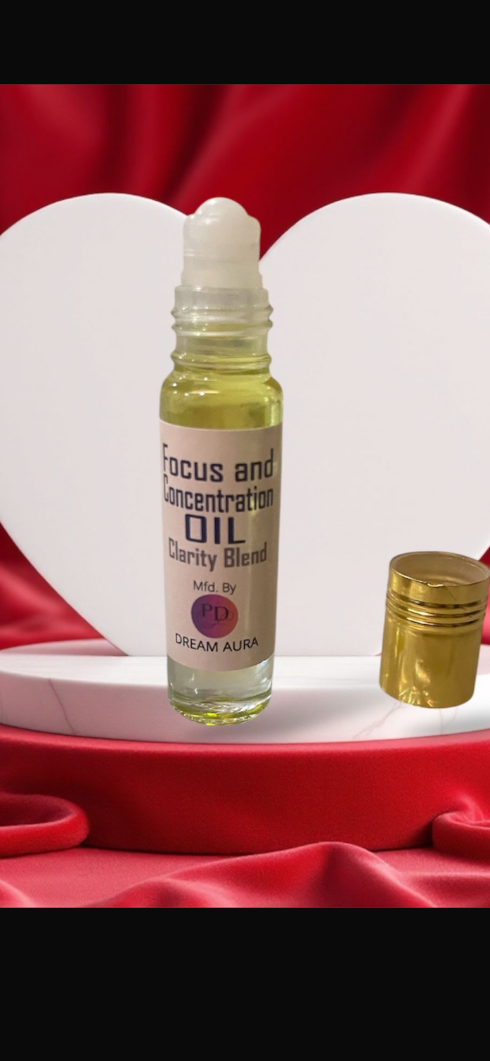 Clarity Blend – Focus & Concentration Roll-On | Mental Clarity & Study Support Aromatherapy Oil (8ml)