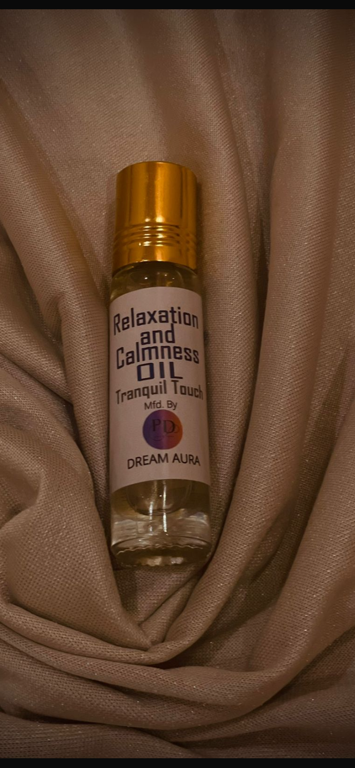 Relaxation & Calmness Roll-On Oil | Stress Relief Aromatherapy | Tranquil Touch by Dream Aura
