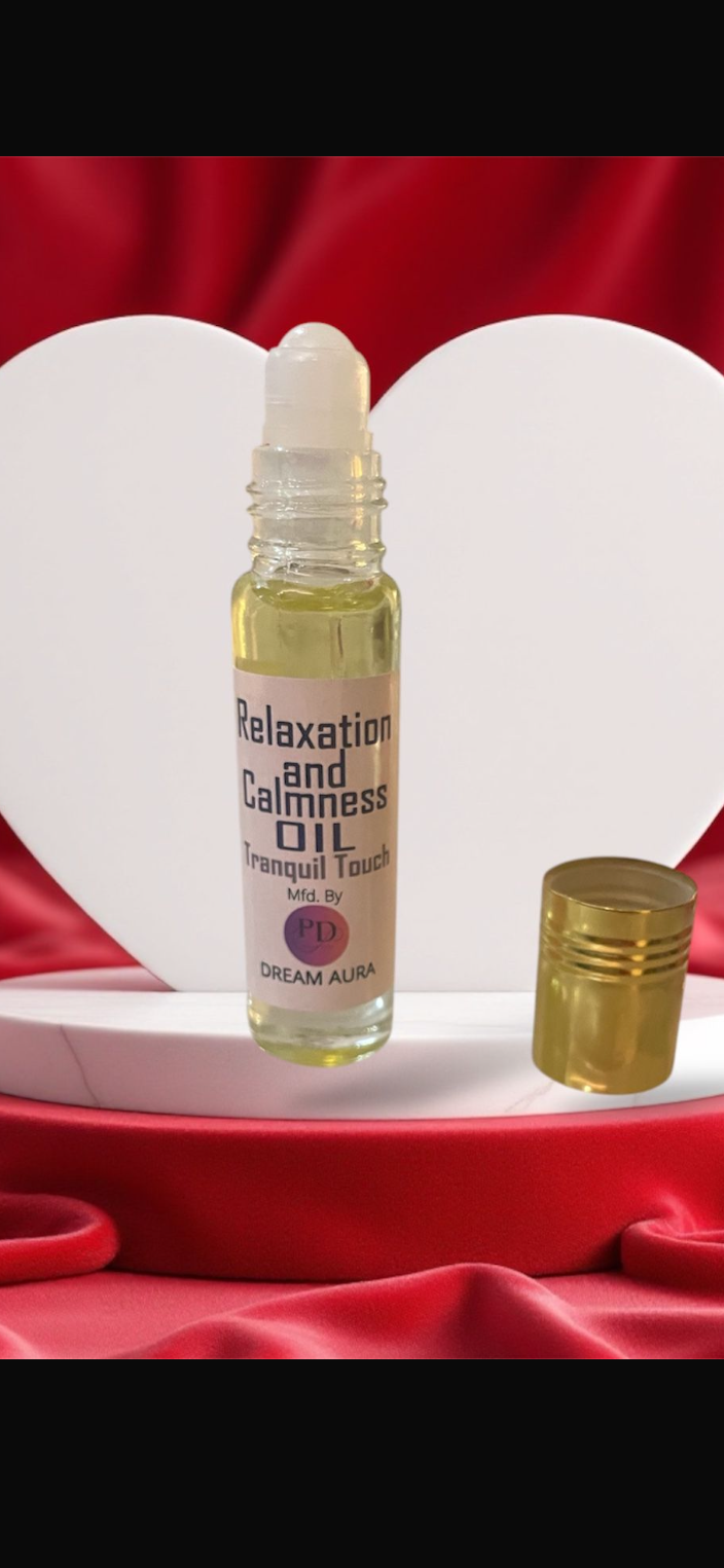 Relaxation & Calmness Roll-On Oil | Stress Relief Aromatherapy | Tranquil Touch by Dream Aura