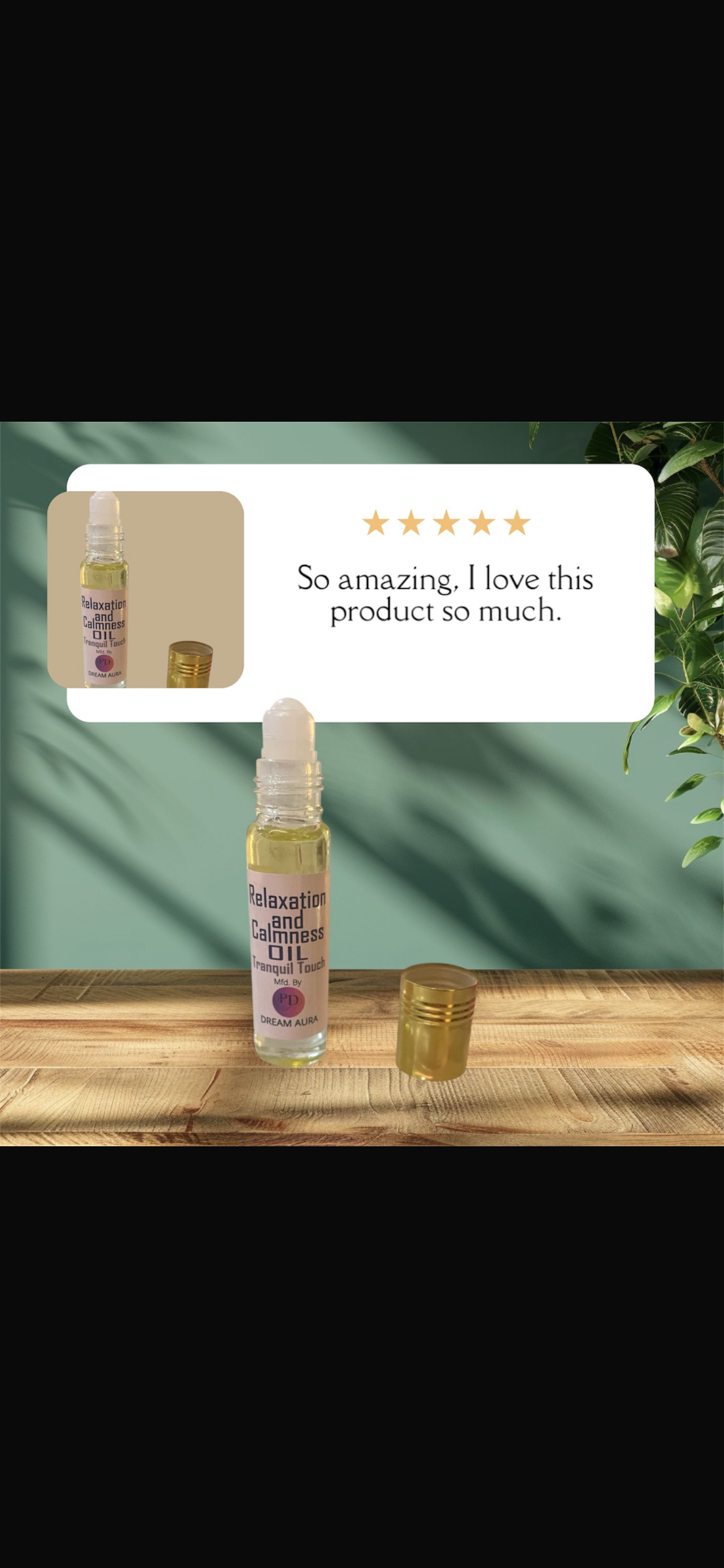 Relaxation & Calmness Roll-On Oil | Stress Relief Aromatherapy | Tranquil Touch by Dream Aura