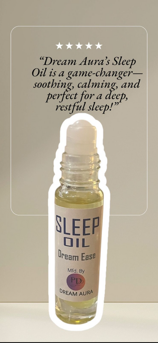 Sleep Oil Roll-On (8ml) | Deep Sleep & Stress Relief Aromatherapy | Dreamy by Dream Aura