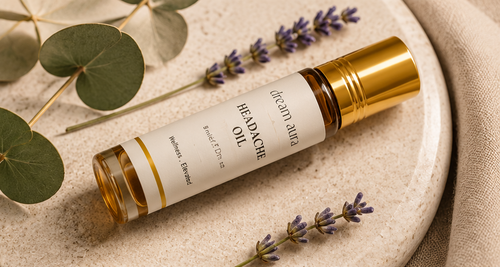 Relief Drops – Headache Roll-On | Stress & Migraine Relief | Fast-Acting Aromatherapy Oil (8ml